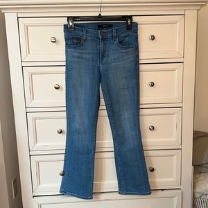 J Brand Mid Rise Ankle Jeans